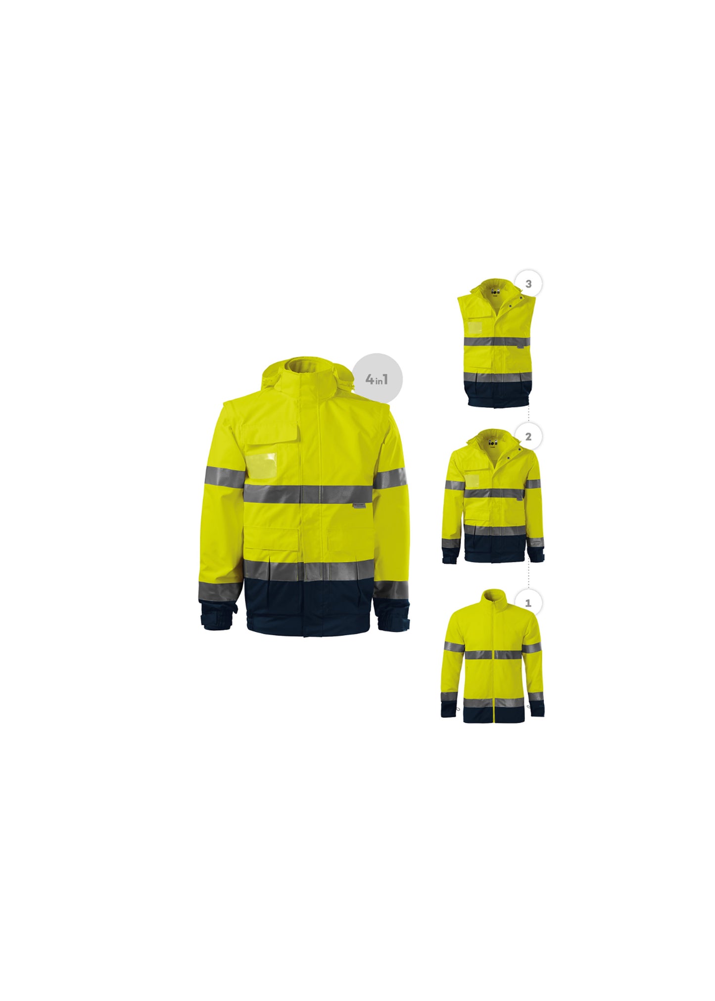 HV Guard 4 in 1 Jacke unisex